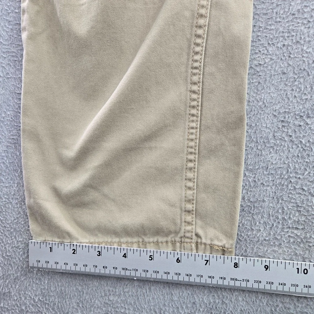 Levi's  505 Men Jeans 33x32 Beige Denim Straight‎ Pockets Mid Rise Cotton